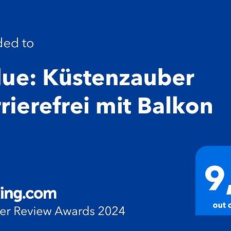 Cblue: Kuestenzauber Barrierefrei Mit Balkon ハイリゲンハーフェン エクステリア 写真