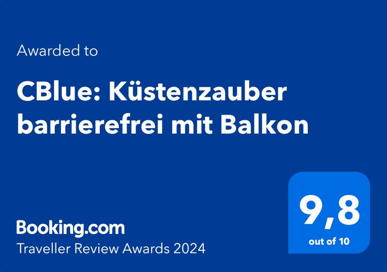 Cblue: Kuestenzauber Barrierefrei Mit Balkon ハイリゲンハーフェン エクステリア 写真